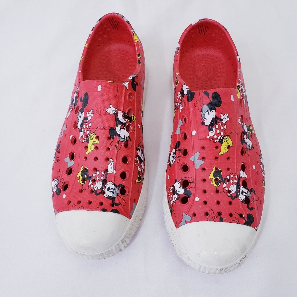 Disney Parks Minnie Mouse Native Slip On Shoes Sneakers Size 5 Women - Picture 4 of 9